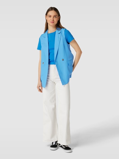 Pieces Blazer mit Pattentaschen Modell 'TALLY' Bleu 1