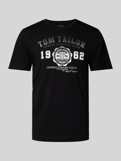 Tom Tailor T-Shirt mit Rundhalsausschnitt Black 2