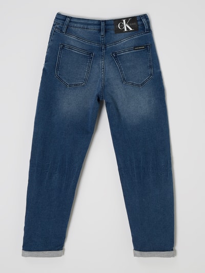 Calvin Klein Jeans Barrel leg jeans met stretch  Jeansblauw - 4