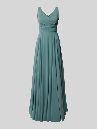 TROYDEN COLLECTION Abendkleid mit gelegten Falten Mint 2