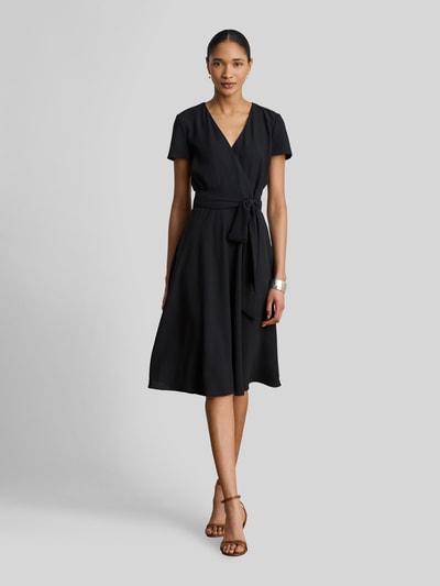 Lauren Ralph Lauren Tailliertes Freizeitkleid aus Chiffon BLACK 4