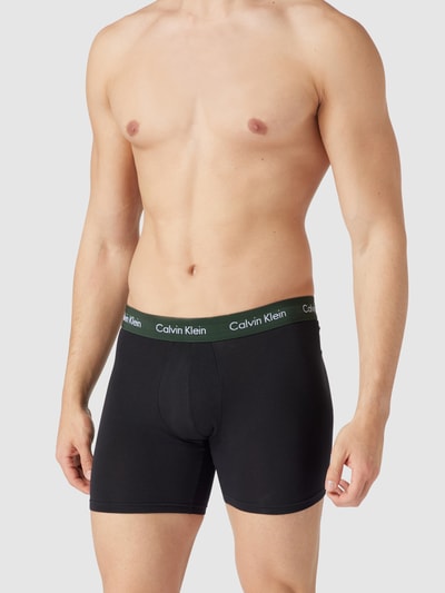 Calvin Klein Underwear Trunks mit Logo-Bund im 3er-Pack Black 1