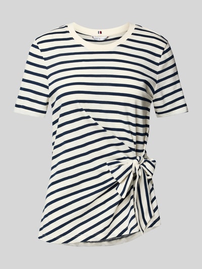 Tommy Hilfiger  Regular fit T-shirt van puur katoen Marineblauw - 2