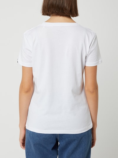 Alpha Industries T-Shirt mit Logo-Print  Weiss 5