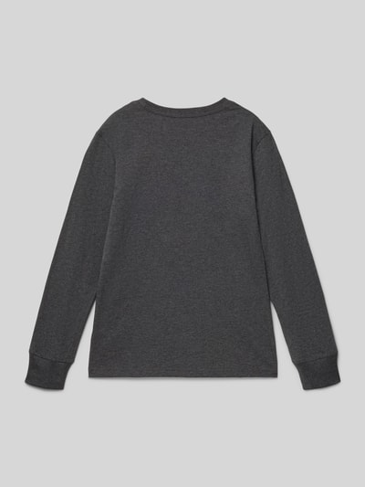 Polo Ralph Lauren Teens Shirt met lange mouwen en labelprint Middengrijs gemêleerd - 3