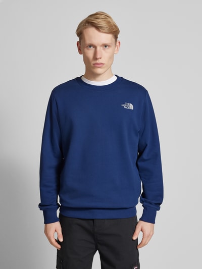 The North Face Sweatshirt mit Label-Print Dunkelblau 4