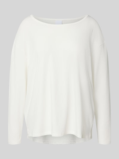 CCDK Copenhagen Shirt met lange mouwen en geribde ronde hals, model 'Britt' Offwhite - 1