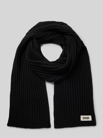 DRYKORN Schal mit Label-Detail Modell 'NUMAS' Black 1