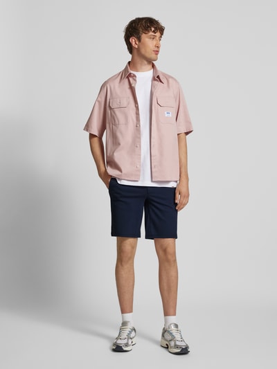 Only & Sons Korte broek met steekzakken, model 'MARK' Marineblauw - 1