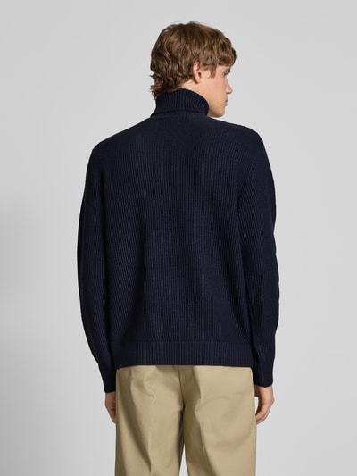 Jack & Jones Rollkragenpullover mit Strukturmuster Modell 'ROY' Marine 5