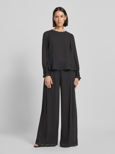 Marc Cain Wide Fit Hose mit Perlen und seitlichem Reißverschluss Black 1