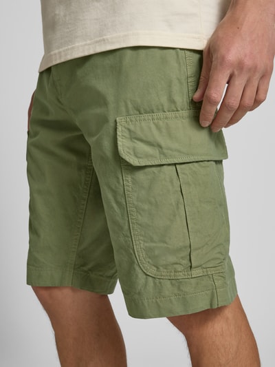 Tommy Jeans Szorty cargo o kroju regular fit z czystej bawełny model ‘OTIS’ Oliwkowy 3