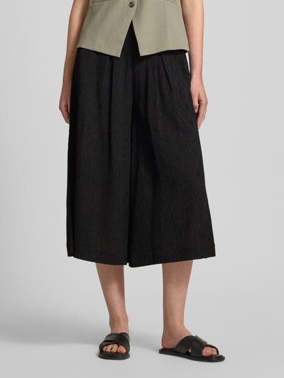 s.Oliver BLACK LABEL Loose Fit Culotte aus Lyocell-Mix Black 4