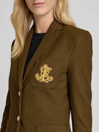 Lauren Ralph Lauren Żakiet z naszywką z logo Zielony 3