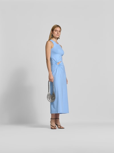Rabanne Maxikleid mit Cut-Out Hellblau 1