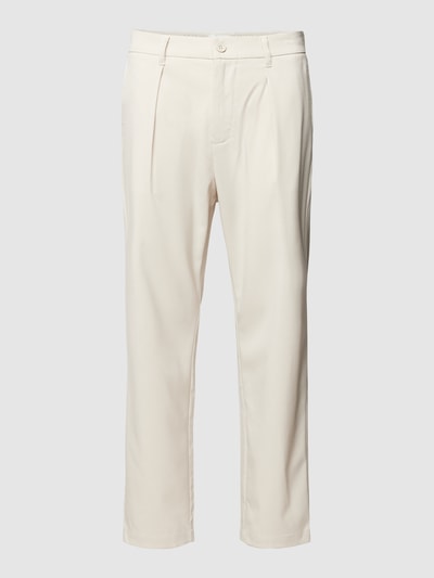 Casual Friday Relaxed fit chino met elastische band, model 'MARC' Offwhite - 2