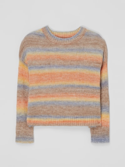 Pepe Jeans Pullover mit Streifenmuster  Terrakotta 1