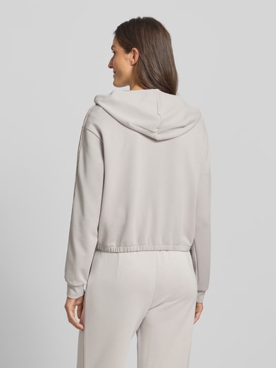EA7 Emporio Armani Sweatjacke mit Label-Print und Reißverschluss Hellgrau 5
