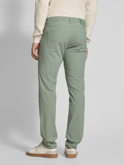 Brax Broek met steekzakken, model 'Cadiz' Lichtgroen - 5