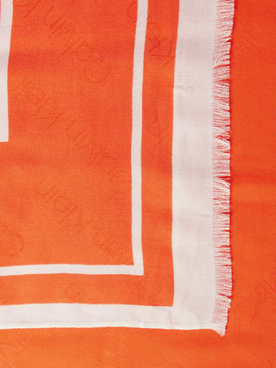 CK Calvin Klein Schal in Two-Tone-Machart aus Modal-Viskose-Mix Orange 2