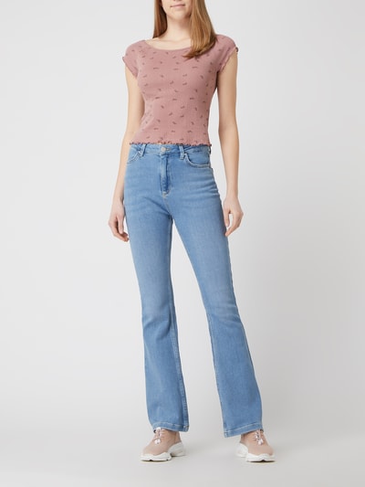 Review Flared jeans met stretch Bleu - 1