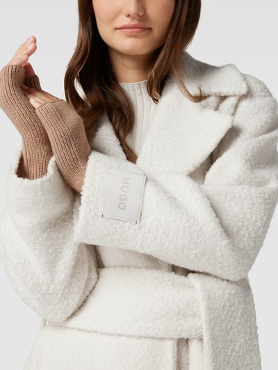 bcbgeneration mixed faux fur teddy coat