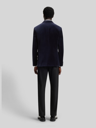 HUGO Regular Fit Sakko aus Baumwoll-Samt Modell 'KARLO254E1X' Marine 5