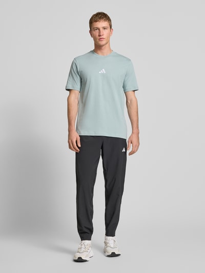adidas Sportswear T-Shirt mit Logo und Rundhalsausschnitt Mint 1