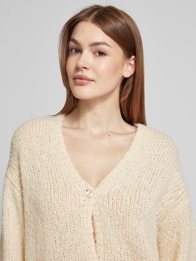 Weekend Max Mara Gebreide pullover met knoopsluiting, model 'ARDUINO' Offwhite - 3