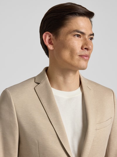 s.Oliver BLACK LABEL 2-Knopf-Sakko mit Viskose-Anteil Beige 3