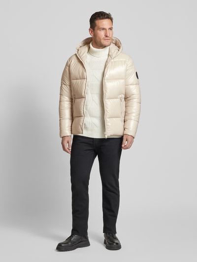 SAVE THE DUCK Steppjacke mit Zweiwege-Reißverschluss Modell 'EDGARD' Beige 1