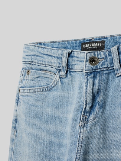 Produktfoto, Straight Fit Jeans met Logopatch Model 'Porter' van CARS JEANS, katoenmix, 5-pocketmodel, knoop- en ritssluiting, kinderen