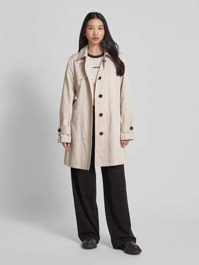 comma Trenchcoat met riem Zand - 1