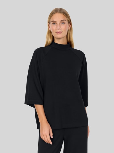 Soyaconcept Loose fit sweatshirt van modalmix model 'BANU' Zwart - 3