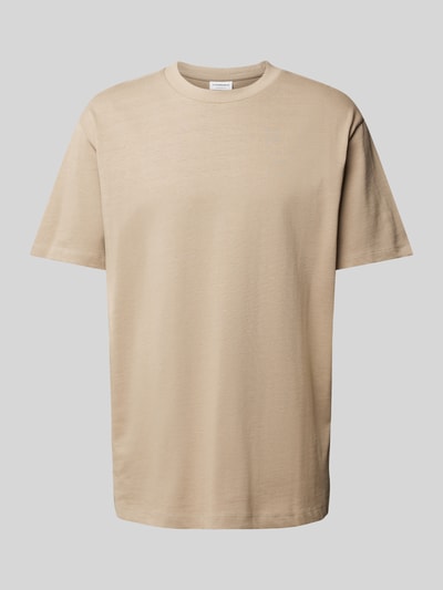 Lindbergh T-shirt met ronde hals Beige - 1