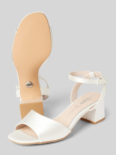 Buffalo Sandalen met doornsluiting, model 'BEATE' Offwhite - 3