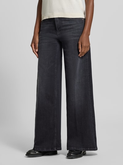 CAMBIO Loose Fit Jeans aus Baumwoll-Mix Modell 'PALAZZO' STUDIO87 Black 4