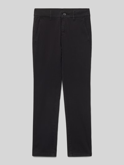 s.Oliver RED LABEL Regular fit chino van katoenmix, model 'PETE' Zwart - 1