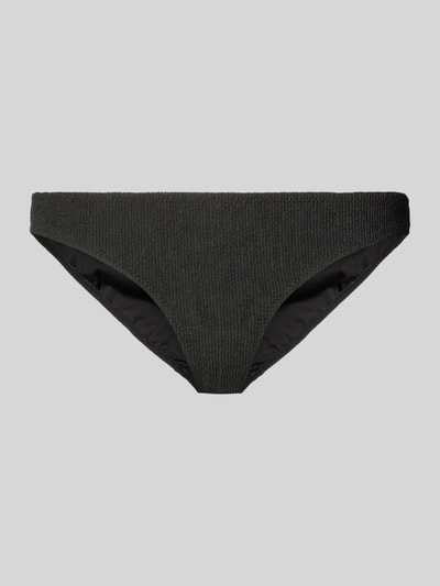 Jake*s Casual Bikini-Slip mit Strukturmuster Black 1