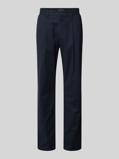 Marc O'Polo Tapered Fit Chino aus Papertouch-Baumwoll-Stretch-Qualität Model 'MOROT JOGGER' Marine 2