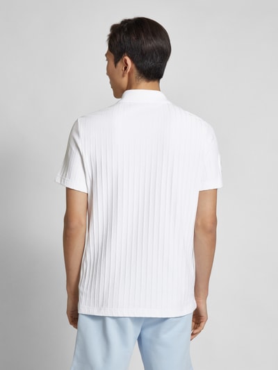 Lacoste Poloshirt mit Label-Detail Offwhite 5