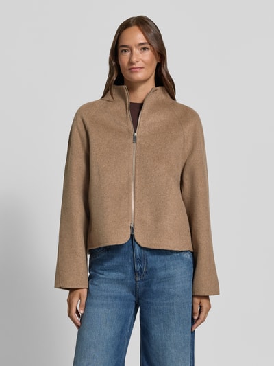 OPUS Relaxed Fit Kurzmantel Modell 'Helisu' Taupe 4