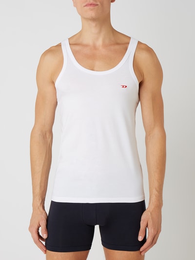 Diesel Tanktop im 3er-Pack Modell 'Johnny' Weiss 3