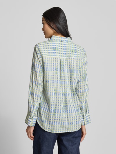 Tom Tailor Regular Fit Bluse aus Baumwoll-Modal-Mix Hellgruen 5