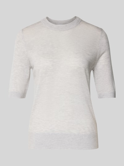 Jake*s Collection Gebreid shirt van wol met ronde hals Kit - 2