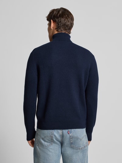 Manuel Ritz Gebreide coltrui Marineblauw - 5