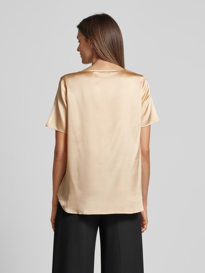 (The Mercer) N.Y. Blouseshirt met ronde hals Goud gemêleerd - 5