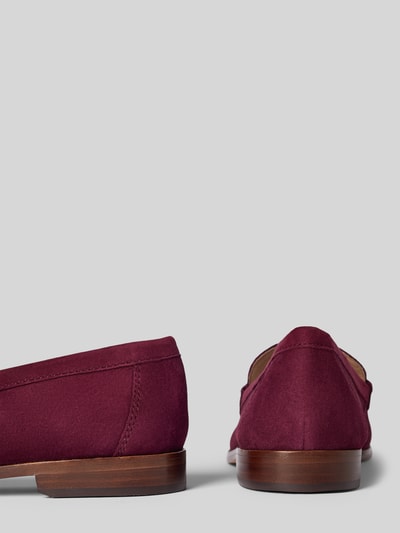 Lauren Ralph Lauren Loafer mit strukturierter Sohle Modell 'WYNNIE' Bordeaux 2