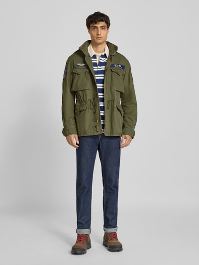 Polo Ralph Lauren Fieldjacket mit Stehkragen Oliv 1