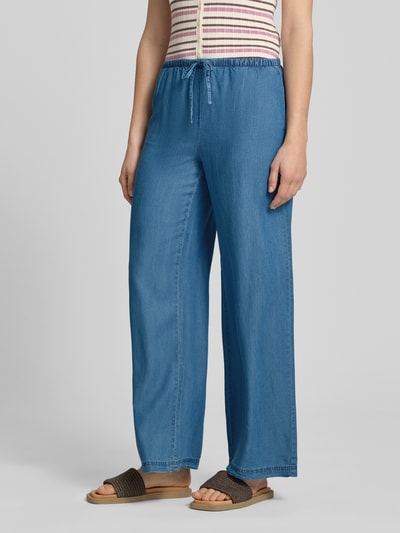 ONLY Wide Leg Hose aus Lyocell Modell 'CHARIS' Jeansblau 4